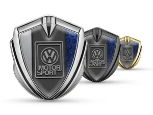 VW Emblema Fender Badge Finitura Lucida Personalizzabile